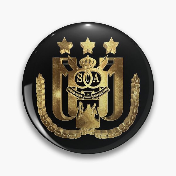 Item preview, Golden Brussels Football Anderlecht Ultras Belgium designed and sold by infrontofyou.