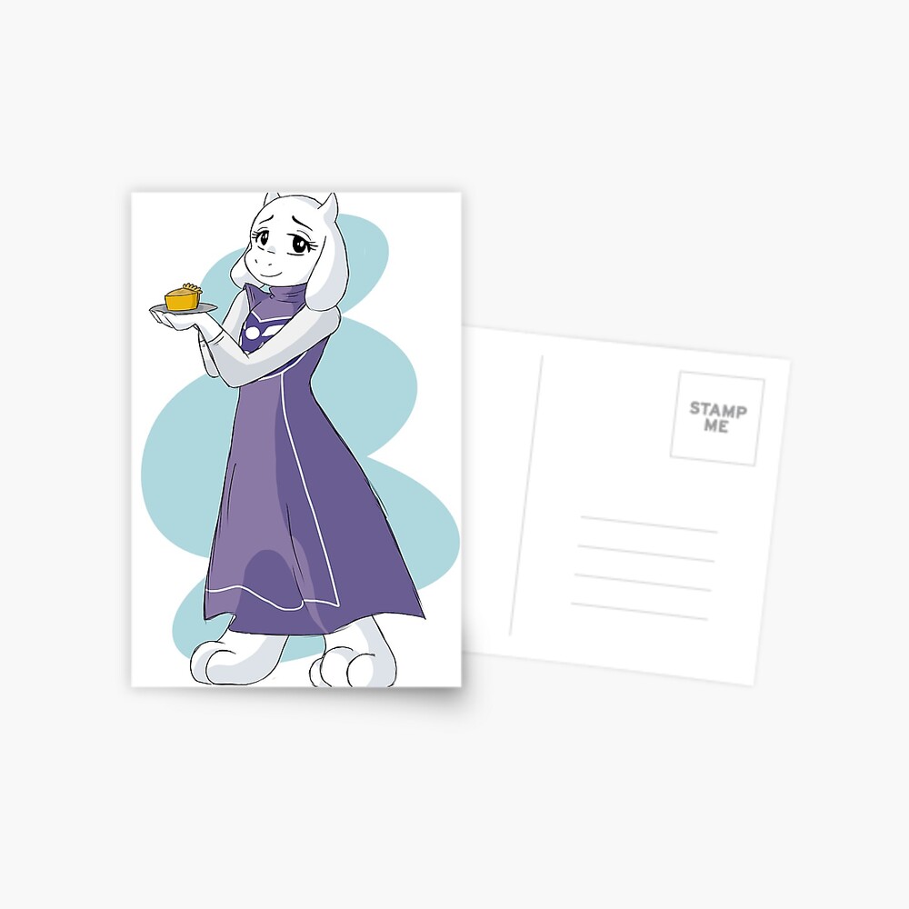 A Pie From Toriel Undertale Postcard By Amandain21 Redbubble