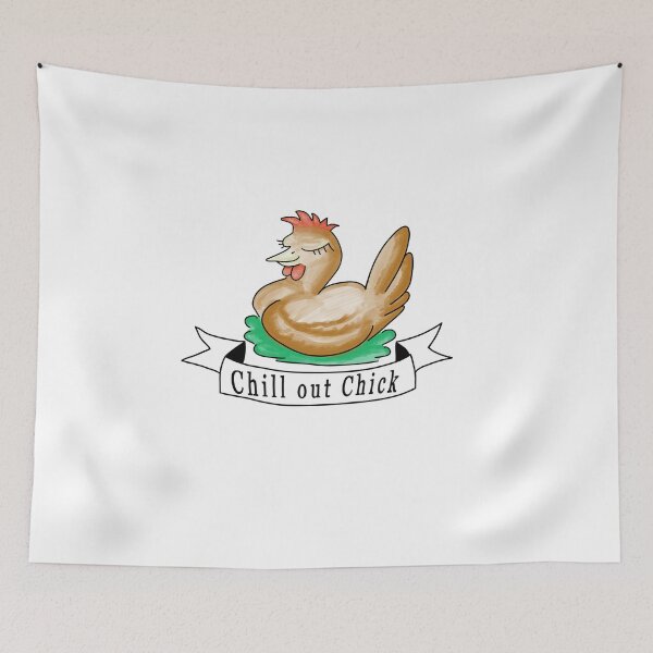 Item preview, Chill out chick designed and sold by -Holy-Chicken-.