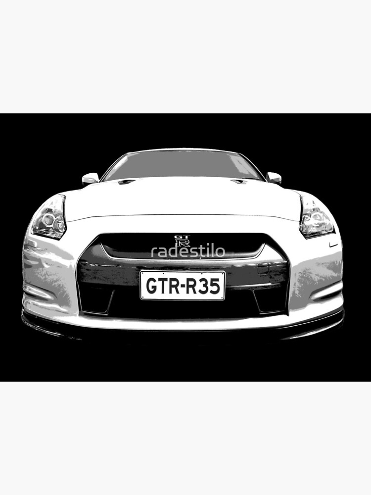 Nissan Skyline Gtr R35 Art Board Print By Radestilo Redbubble