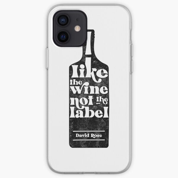 I like the wine, not the label. David Rose describes being Pansexual to Stevie Budd on Schitt's Creek iPhone Soft Case