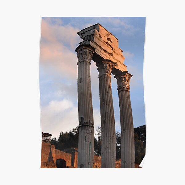 Roman Forum in Late Light Poster