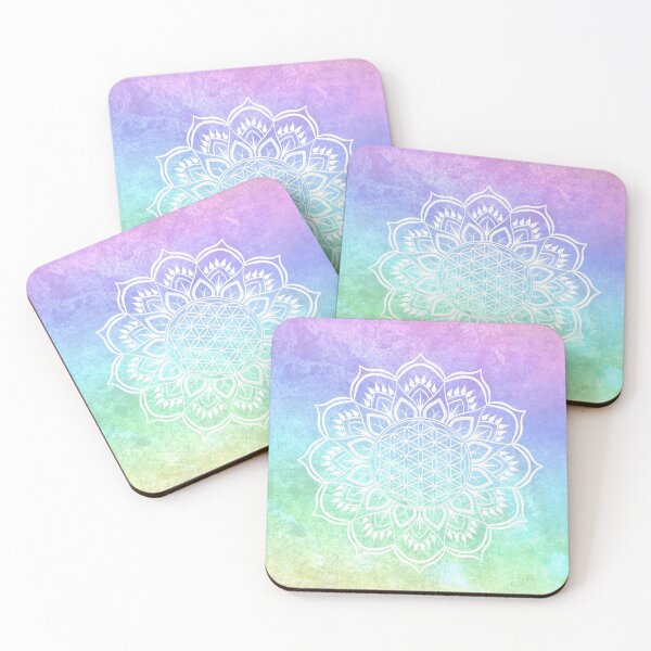 Item preview, Pastel Rainbow Mandala designed and sold by Bluepress.