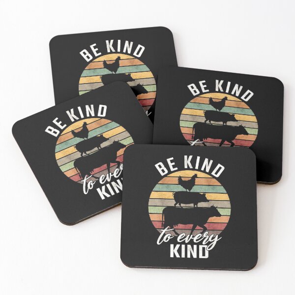 Item preview, Be Kind to every Kind Vegan Retro designed and sold by stoneyy.