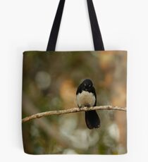 Watchful Willy Wagtail Tote Bag