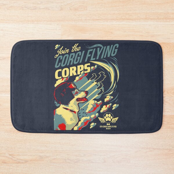 Item preview, Join The Corgi Flying Corps designed and sold by artlahdesigns.