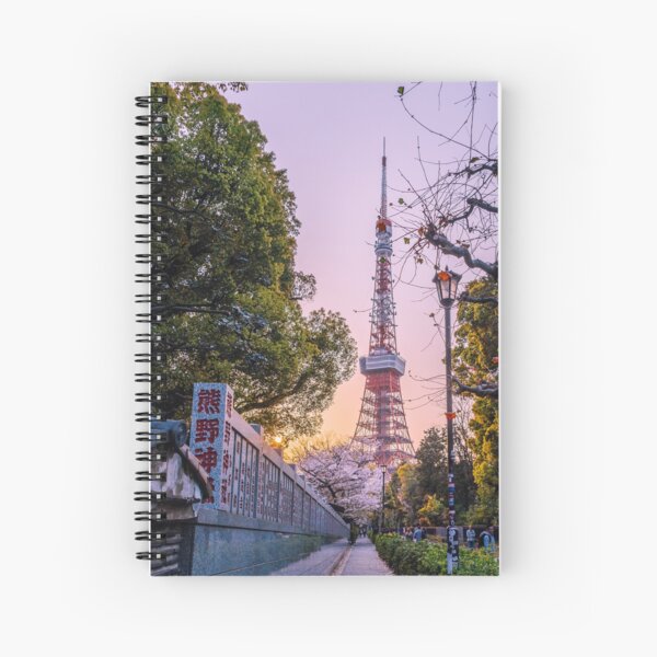 Tokyo - Fin de journée à la Tokyo Tower Cahier à spirale