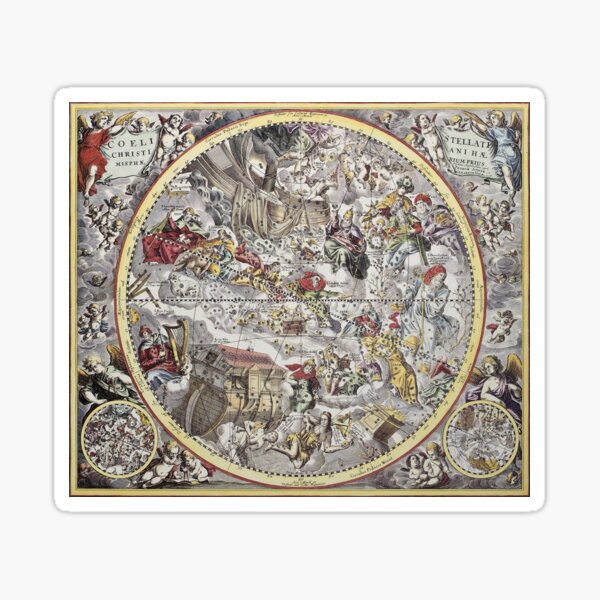 Item preview, Andreas Cellarius Vintage Constellation Map designed and sold by Beltschazar.