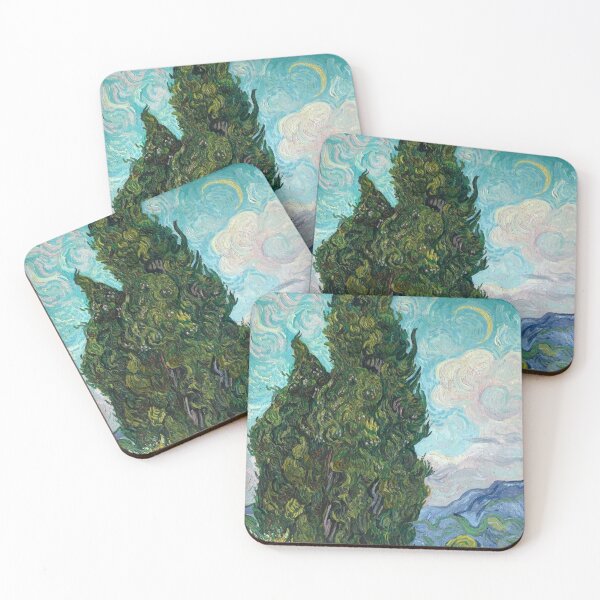 Item preview, Vincent Van Gogh Cyprus Cypruses Cyprusses tree trees designed and sold by Fine Artworks.