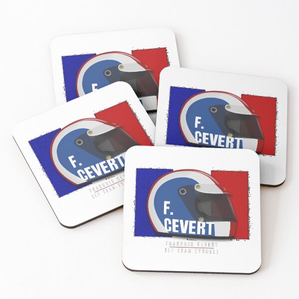 Item preview, Francois Cevert - Helmet Art Print designed and sold by JageOwen.