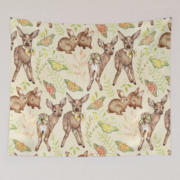 Item preview, Whimsical Forest Fawns & Rabbits  designed and sold by Perrin Le Feuvre.