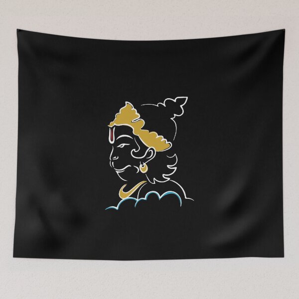 Item preview, Glorious Lord Hanuman designed and sold by eufouria.