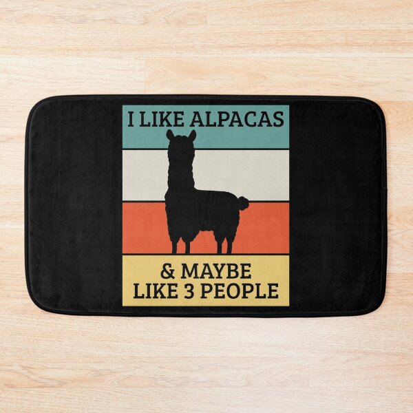 Item preview, Alpaca Introvert Sarcasm Retro designed and sold by 4tomic.