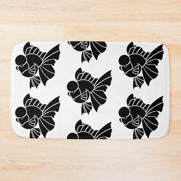 Item preview, Oranda Full Black Goldfish Logo 0311 designed and sold by Nosnah.