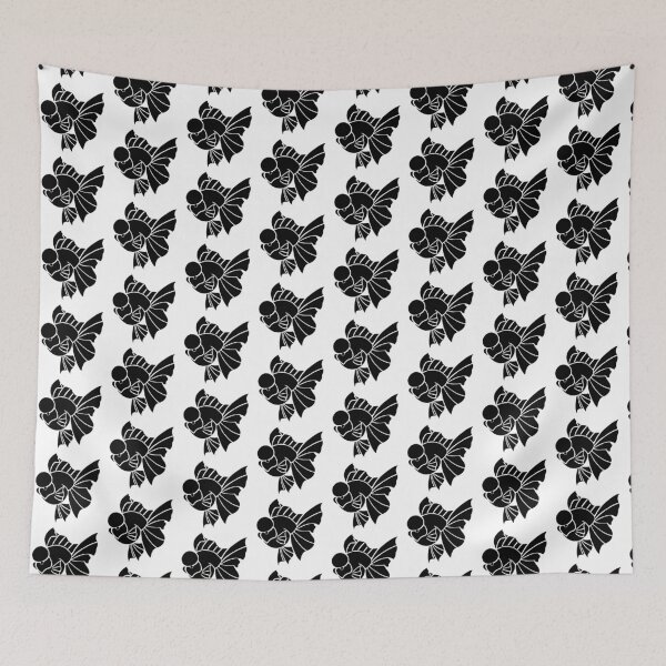 Item preview, Oranda Full Black Goldfish Logo 0311 designed and sold by Nosnah.