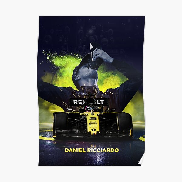 Daniel Ricciardo Formula 1 poster Poster