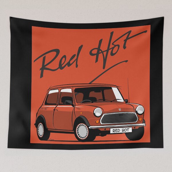 Item preview, Classic Mini Red Hot  designed and sold by car2oonz.