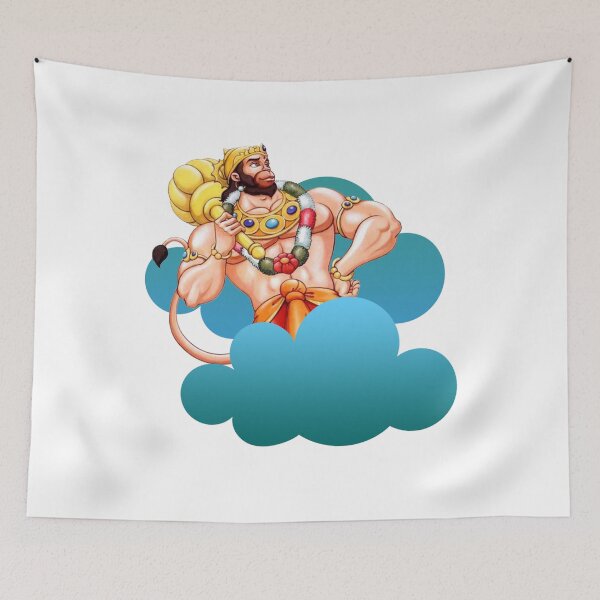 Item preview, The Mighty Lord Hanuman designed and sold by eufouria.