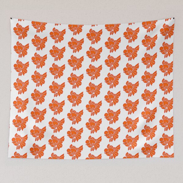Item preview, Oranda Full Red Goldfish Logo 0311 designed and sold by Nosnah.