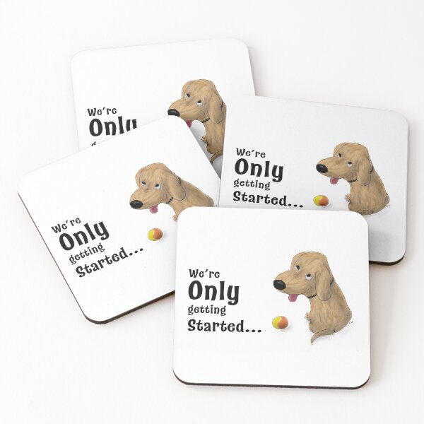 Item preview, Only Getting Started Cartoon Dog designed and sold by XavierWendling.