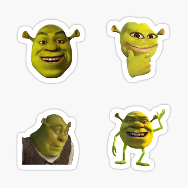 Passion Stickers - Shrek Kids Movie Logo Decals