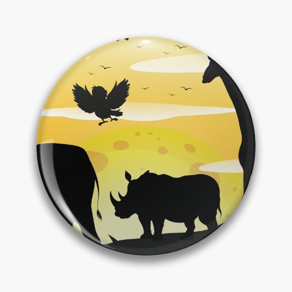 Item preview, Silhouette Safari Scene at Dawn designed and sold by JAKE7.