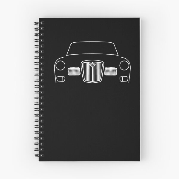 Item preview, Wolseley 16/60 classic car outline graphic (white) designed and sold by soitwouldseem.