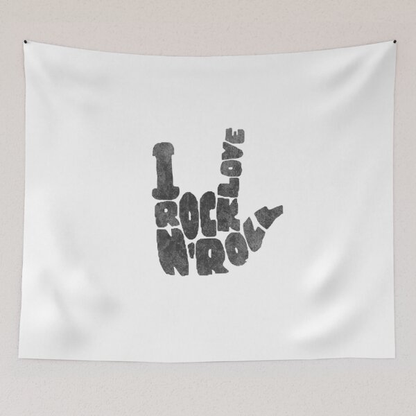 Item preview, I Love Rock N' Roll - Sign of the Horns - Mano Cornuta designed and sold by Delta12Designs.
