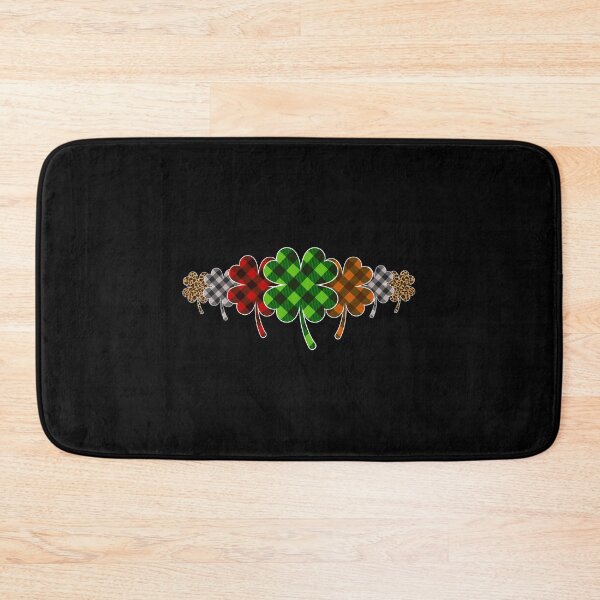 Item preview, Buffalo Plaid Shamrock St Patricks Day Leopard Shamrock designed and sold by 2blackcherries.