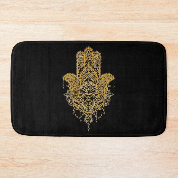 Item preview, Fatima Hamsa hand eye with mandala India Arabic yoga designed and sold by urban-design.