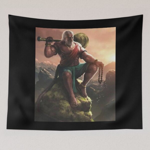 Item preview, Pensive Hanuman designed and sold by eufouria.