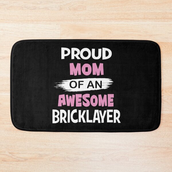 Item preview, Proud Mom Of An Awesome Bricklayer Gift - Funny Building graphic designed and sold by Grabitees.