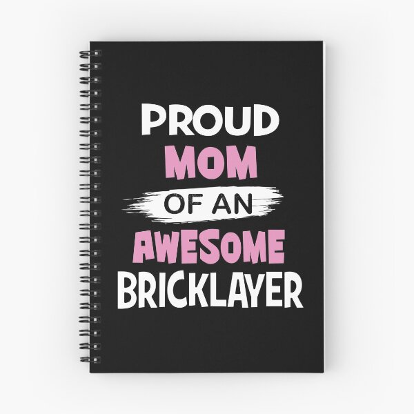 Item preview, Proud Mom Of An Awesome Bricklayer Gift - Funny Building graphic designed and sold by Grabitees.