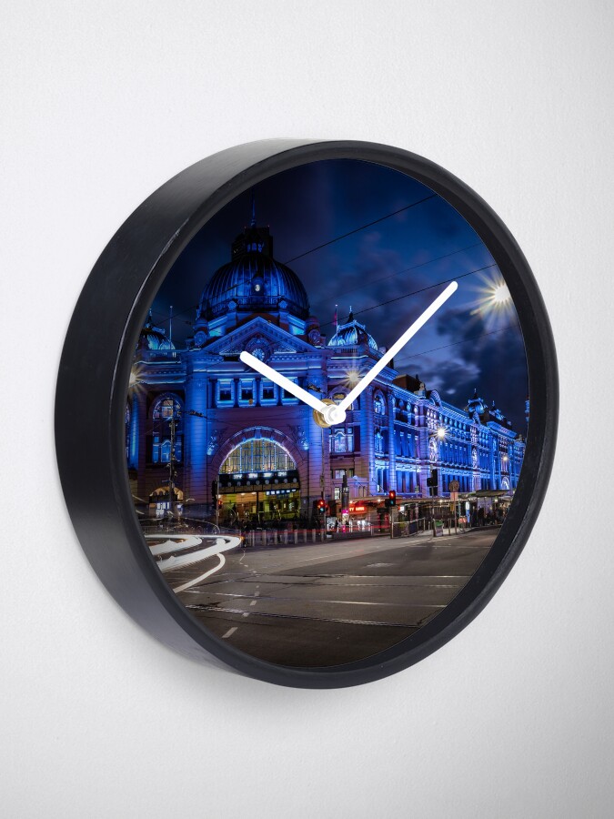 Alternate view of Flinders Street Station, Melbourne Clock