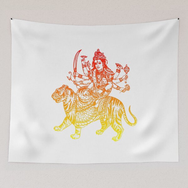 Item preview, Sherawali Mata Goddess Durga designed and sold by eufouria.