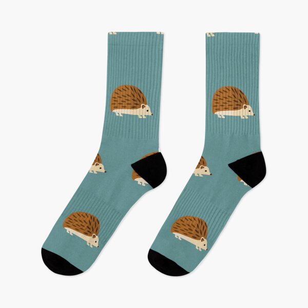 Item preview, Hedgehogs on blue designed and sold by reneesillus.