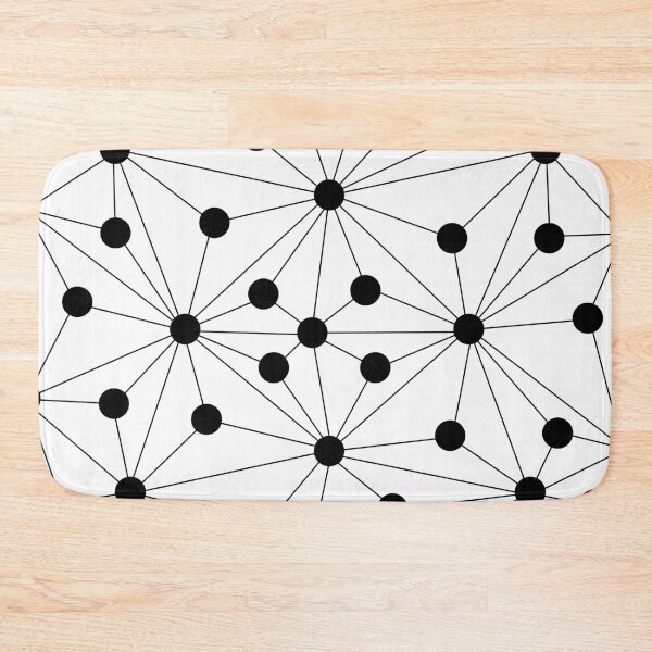 Item preview, Abstract geometric pattern - black and white. designed and sold by K.S ART.