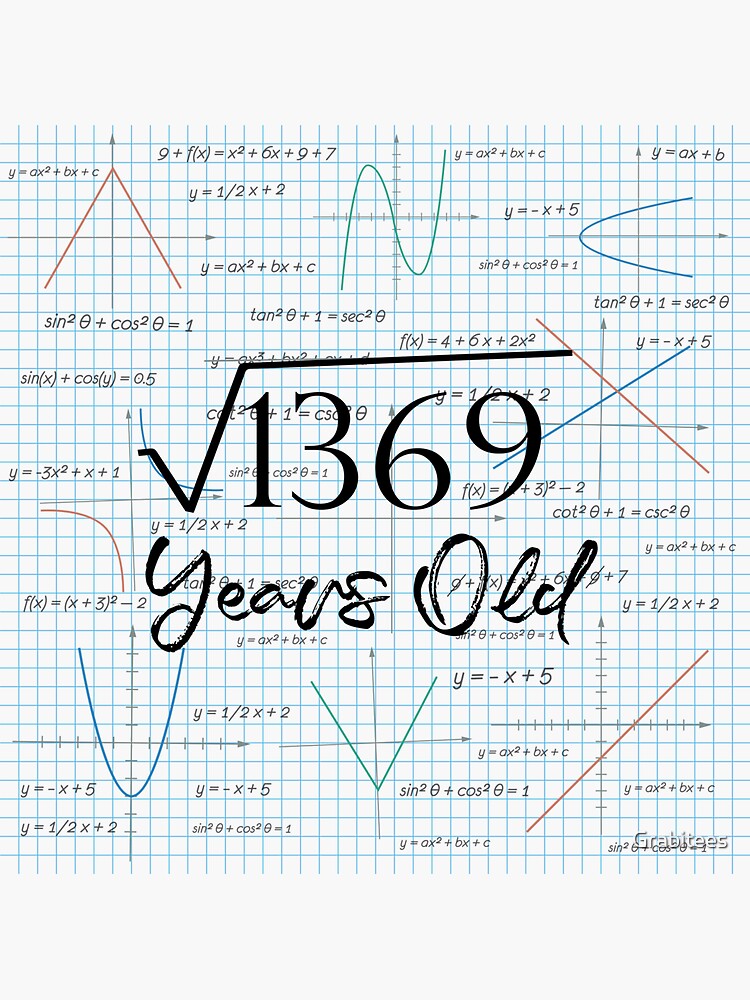 square-root-of-1369-funny-37th-birthday-37-years-old-math-product