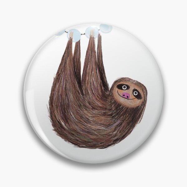 Item preview, happy sloth designed and sold by solarlullaby.