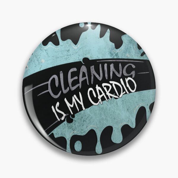 Item preview, Funny Cleaning Is My Cardio Sarcastic Fitness Funny Saying Workout Gifts designed and sold by Cute & Sassy Custom Gifting Boutiques.