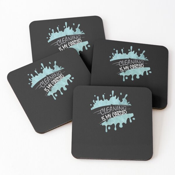 Item preview, Funny Cleaning Is My Cardio Sarcastic Fitness Funny Saying Workout Gifts designed and sold by tamdevo1.