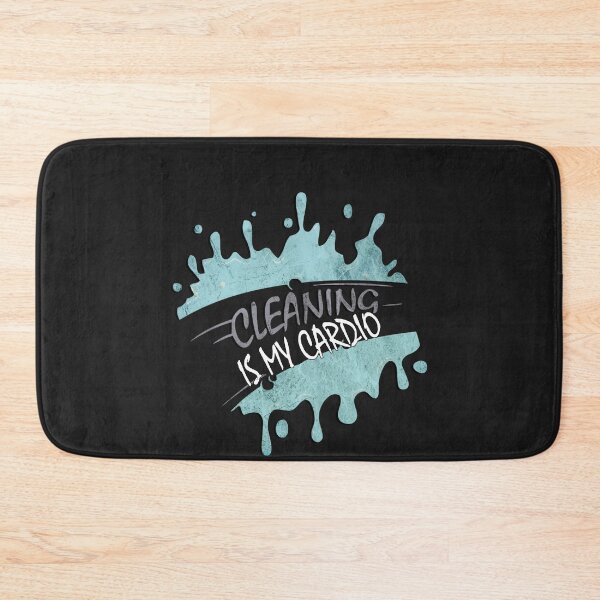 Item preview, Funny Cleaning Is My Cardio Sarcastic Fitness Funny Saying Workout Gifts designed and sold by tamdevo1.