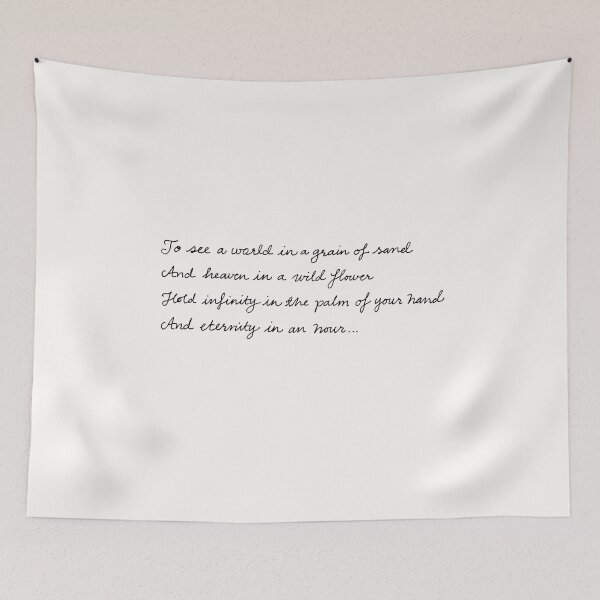 Item preview, HANDWRITTEN WILLIAM BLAKE POEM EXCERPT (I) designed and sold by JennieCarolina.