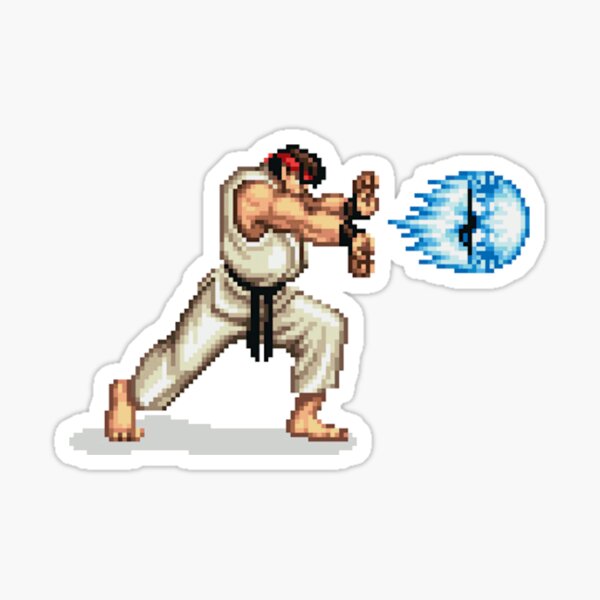 Ryu Hadoken Pegatina