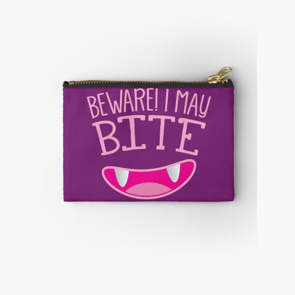 Item preview, BEWARE I may Bite! with sharp teeth designed and sold by jazzydevil.