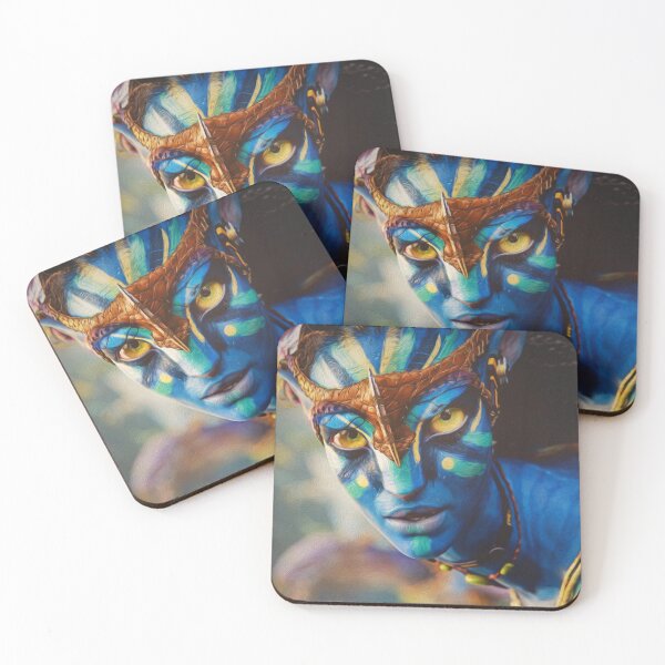 Item preview, Avatar- blue alien- movie- photograph with the painting effect designed and sold by Matthew554a.