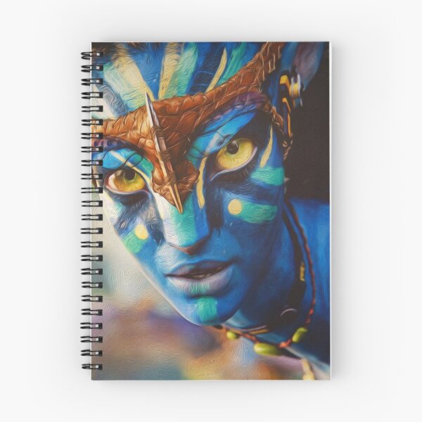 Item preview, Avatar- blue alien- movie- photograph with the painting effect designed and sold by Matthew554a.