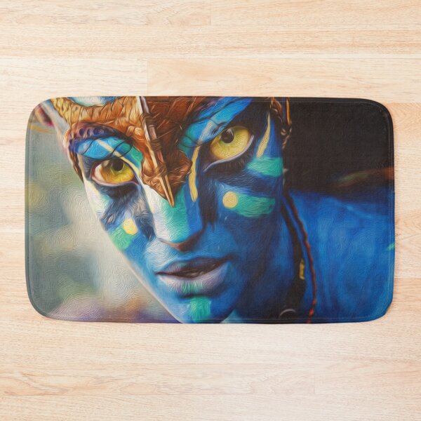 Item preview, Avatar- blue alien- movie- photograph with the painting effect designed and sold by Matthew554a.