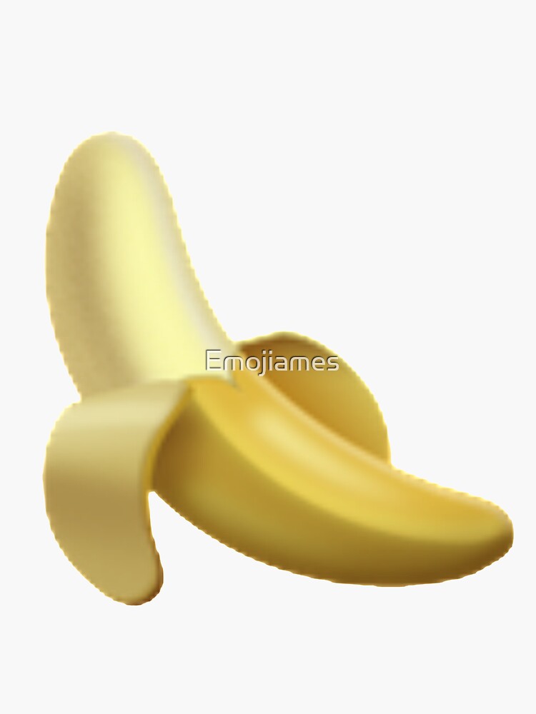 "Banana emoji" Sticker by Emojiames Redbubble