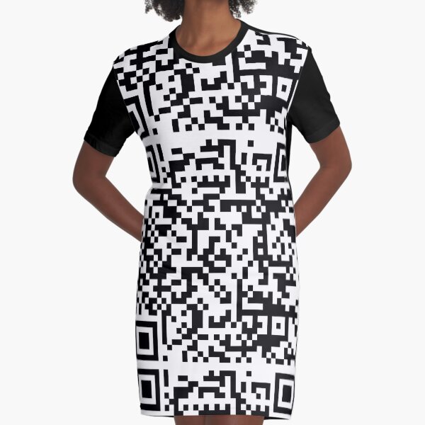 leo • theo | Qr code Graphic T-Shirt Dress